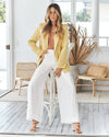 Louvre Pants (White) - BEST SELLING