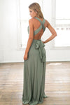 The Perfect Date Multiway Maxi Dress (Khaki)