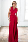 The Perfect Date Multiway Maxi Dress (Red) - BEST SELLING