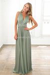 The Perfect Date Multiway Maxi Dress (Khaki)