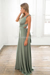 The Perfect Date Multiway Maxi Dress (Khaki)