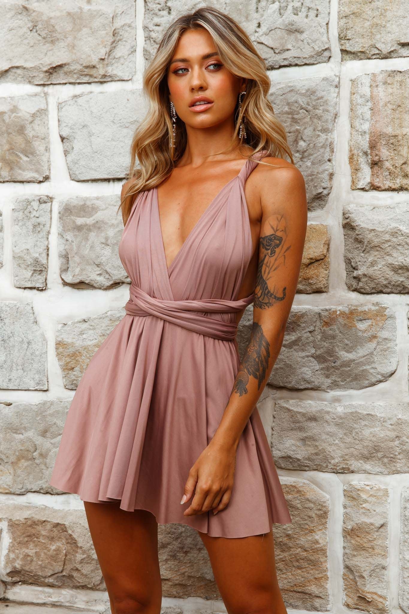 Montana Dress (Rose Gold Sequin) UsTrendy Montana Dress (Rose Gold Sequin) UsTrendy