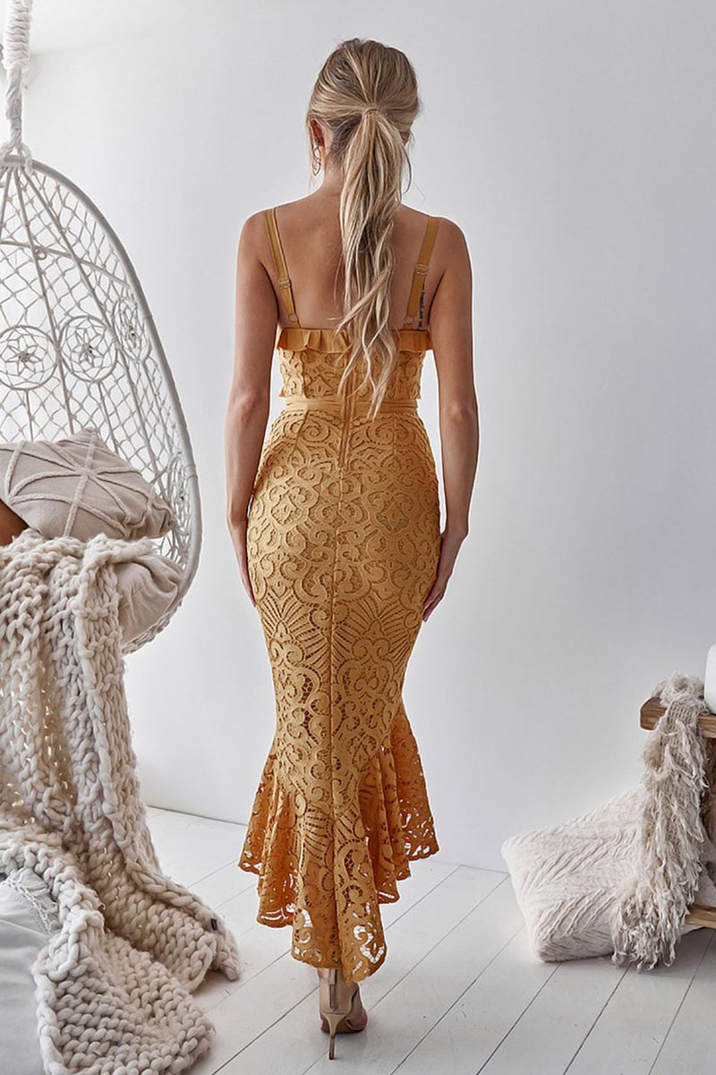 Leanne Dress (Mustard)