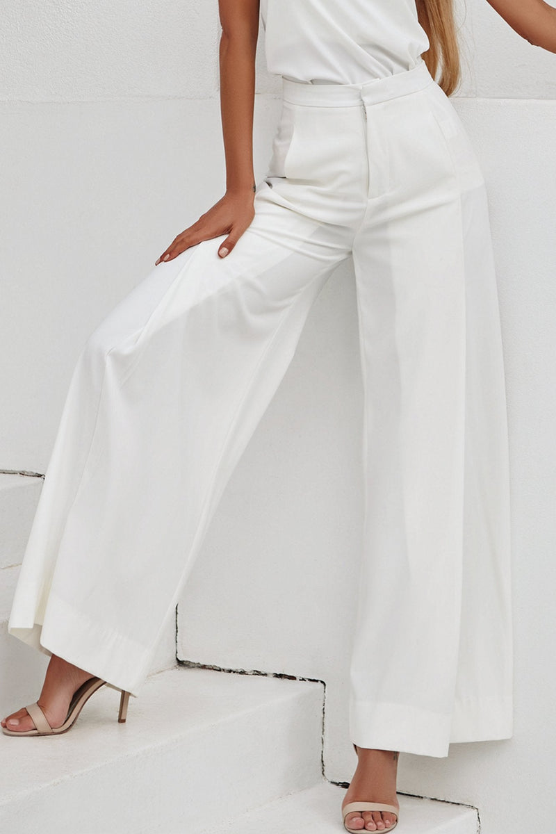 Louvre Pants (White) - BEST SELLING