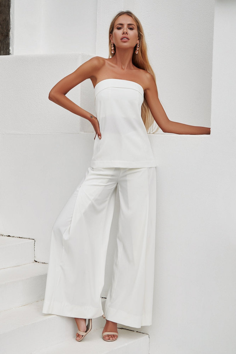 Louvre Pants (White) - BEST SELLING