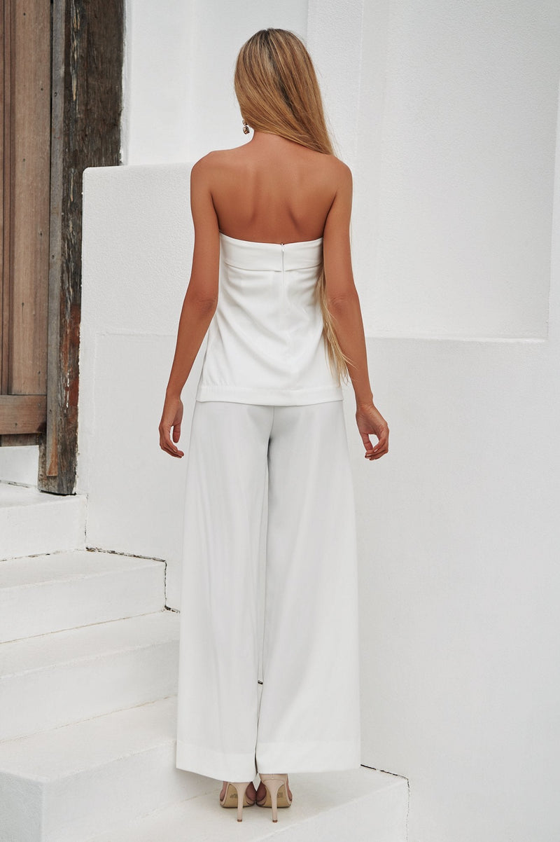 Louvre Pants (White) - BEST SELLING