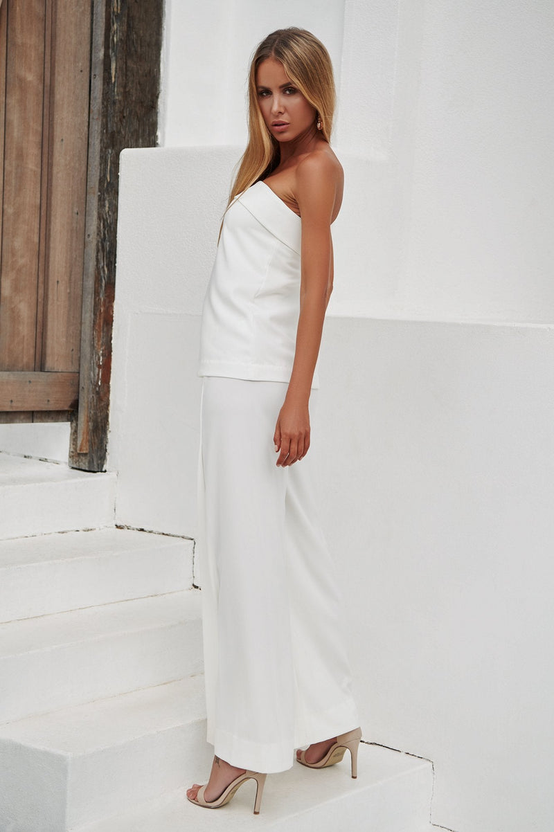 Louvre Pants (White) - BEST SELLING