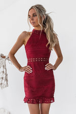 Rivers Dress (Wine) - BEST SELLING
