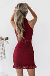 Rivers Dress (Wine) - BEST SELLING