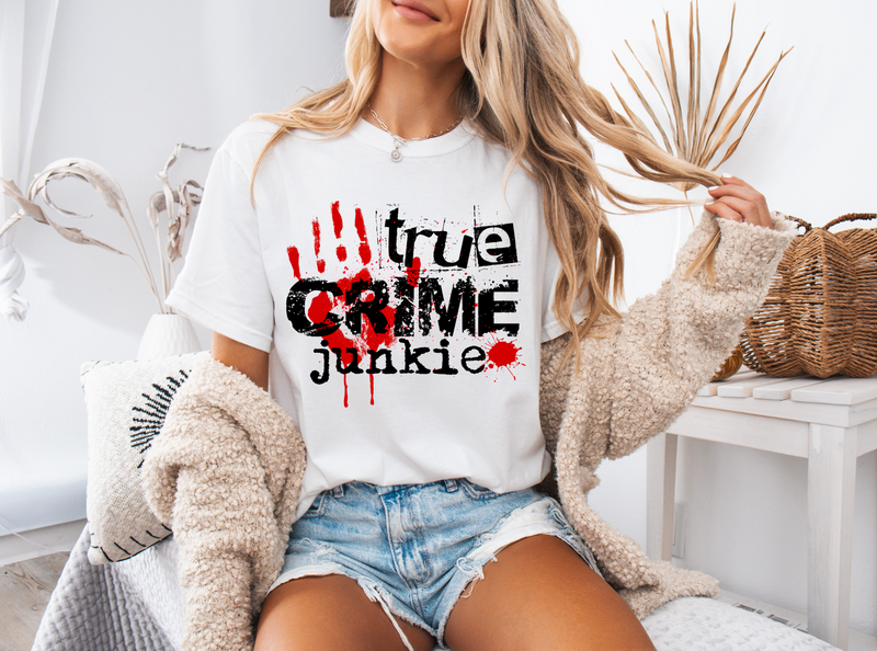 True Crime Junkie Graphic Tee