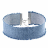 Blue Denim Choker