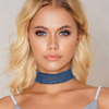 Blue Denim Choker