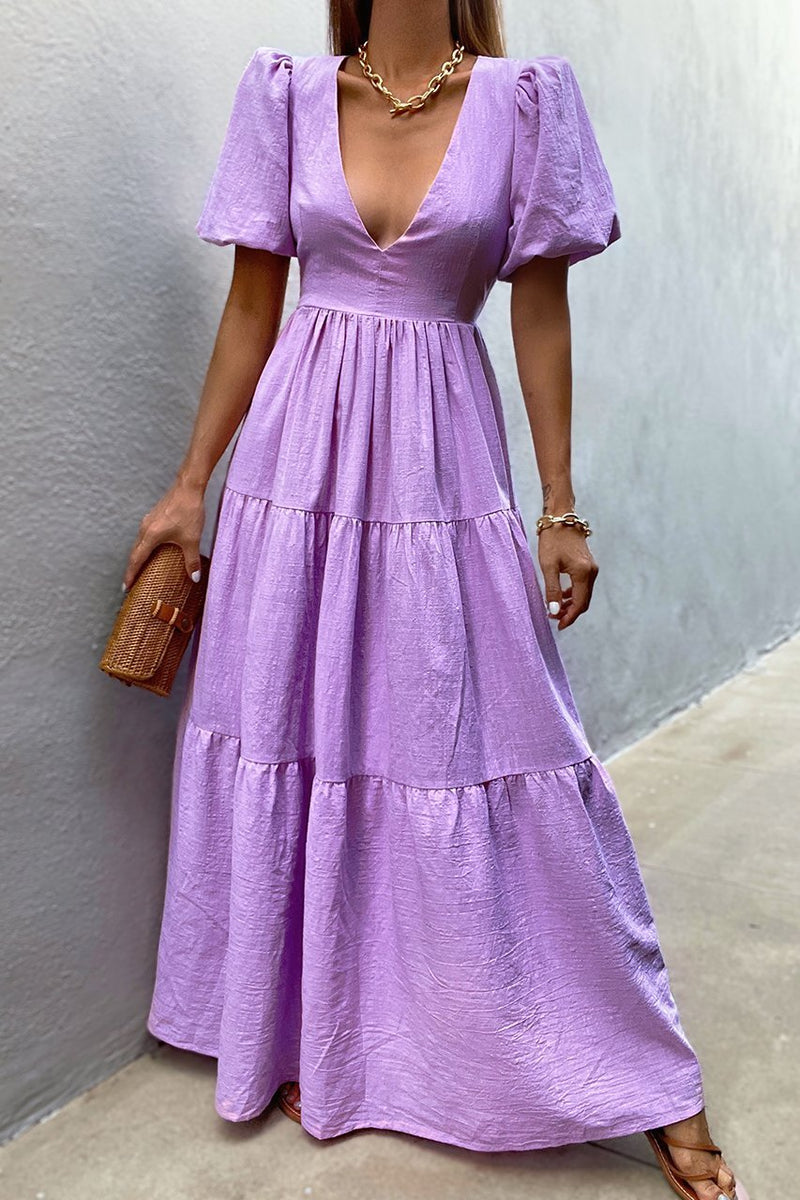 Asha Midi Dress (Lavender)