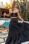 *Ayla Maxi Skirt (Black)