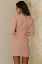 *Balia Blazer Dress (Pink)