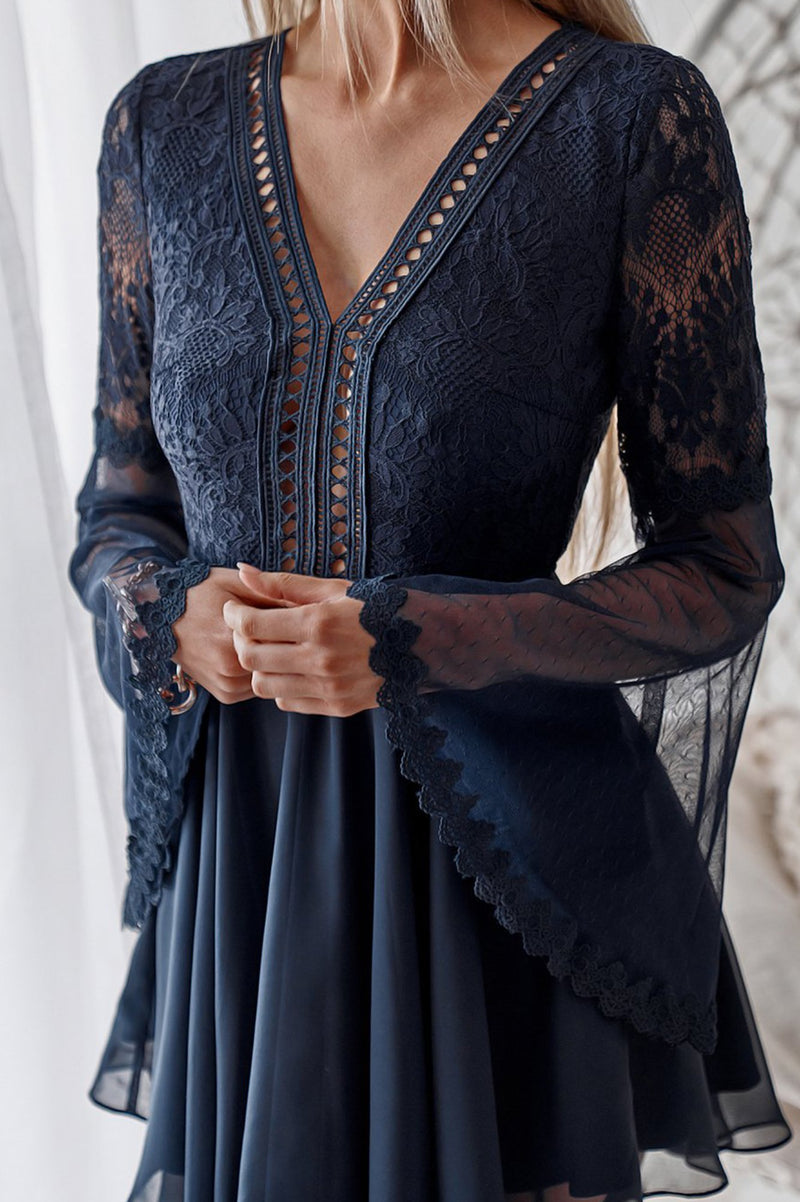 Bethany Dress (Navy)