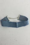 Blue Denim Choker