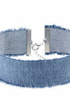 Blue Denim Choker