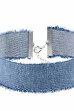 Blue Denim Choker