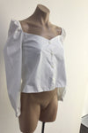 Camila Top (White) - SAMPLE SALE