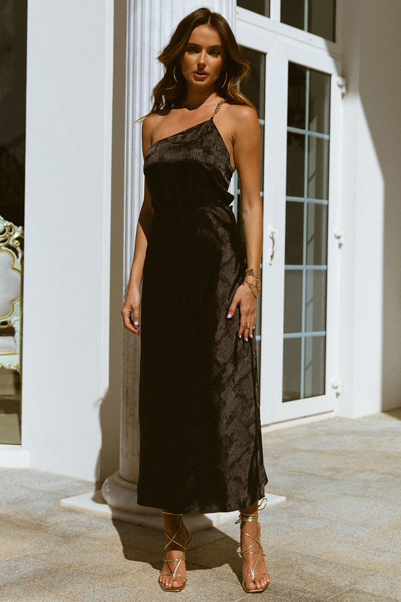 *Darcy Slip Dress (Black)