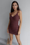 *Dukes Mini Dress (Chocolate) - BEST SELLING
