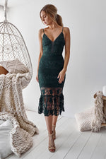 Estelle Dress (Emerald Green)