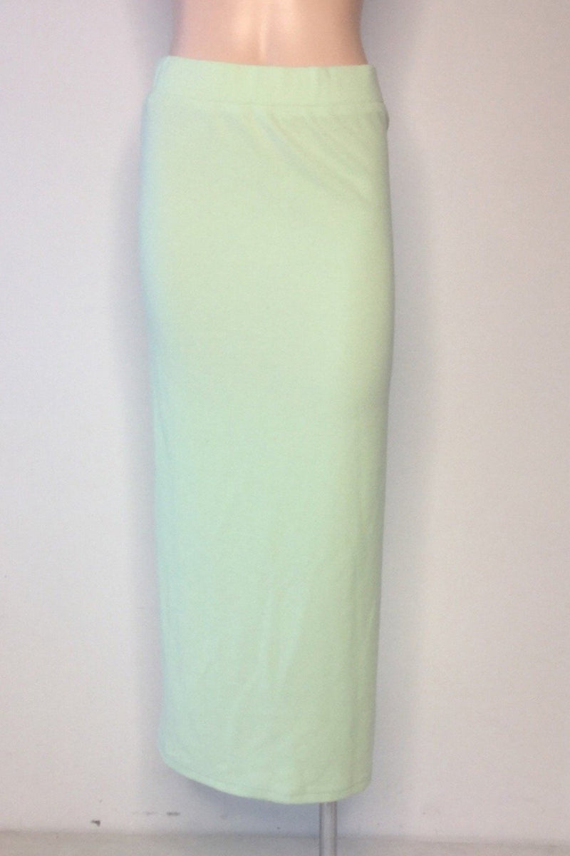 Harlow Midi Skirt (Mint) - SAMPLE SALE