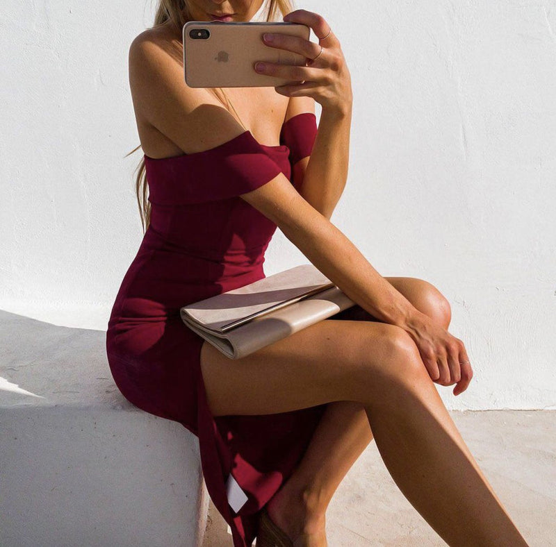 In My Love Dress (Burgundy)