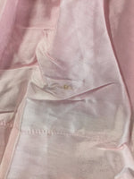 Pink Dress with Beaded Back Detail & Pleated Skirt