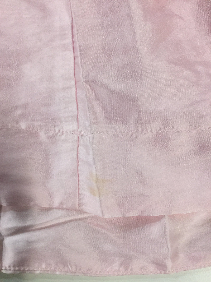 Pink Dress with Beaded Back Detail & Pleated Skirt