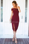 In My Love Dress (Burgundy)