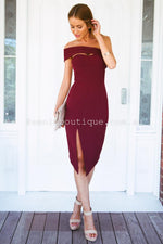 In My Love Dress (Burgundy)