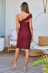 In My Love Dress (Burgundy)