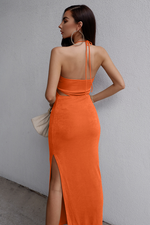Jodi Midi Dress (Orange)