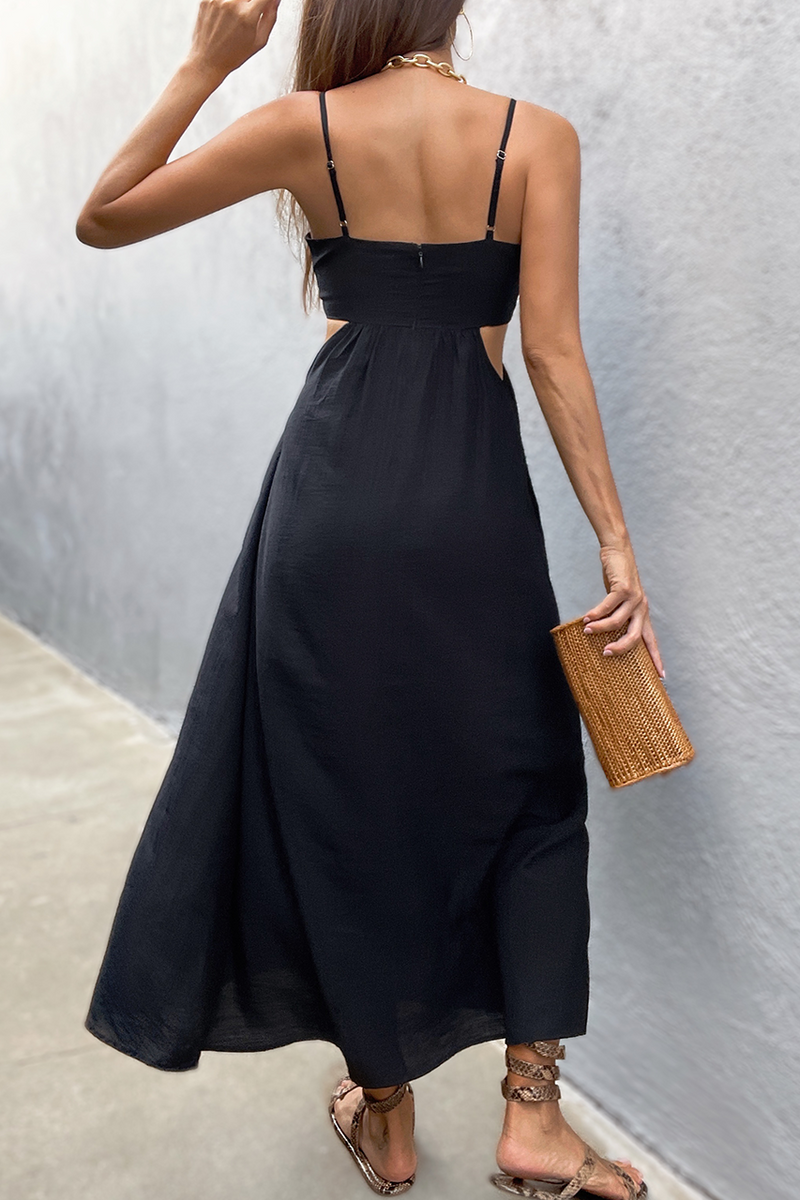 *Jolie Midi Dress (Black)