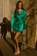 *Juliet Mini Dress (Emerald)