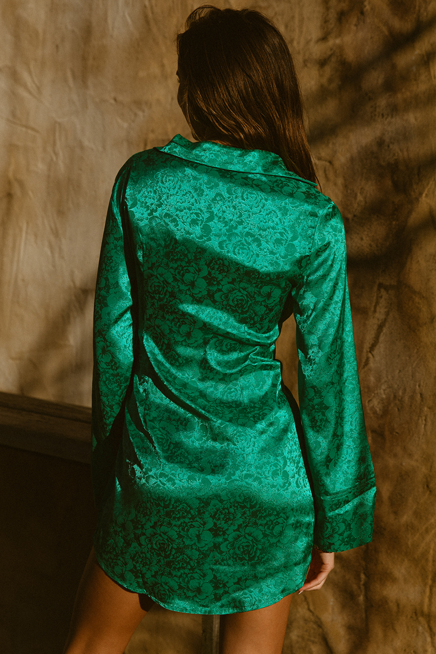 *Juliet Mini Dress (Emerald), S *Juliet Mini Dress (Emerald), S