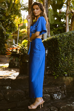 *Kayla Midi Dress (Royal Blue)