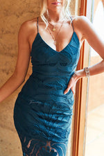 Khaleesi Dress (Midnight Teal) - PRE ORDER