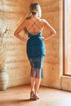 Khaleesi Dress (Midnight Teal) - PRE ORDER