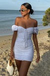 *Lita Mini Dress (White)