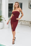 In My Love Dress (Burgundy)
