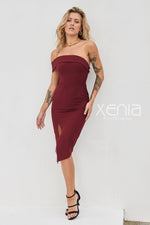 In My Love Dress (Burgundy)