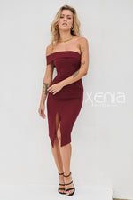 In My Love Dress (Burgundy)