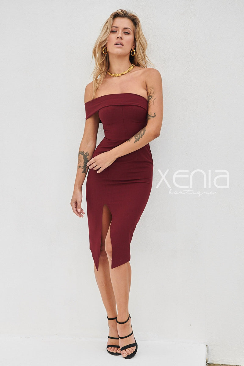 In My Love Dress (Burgundy)