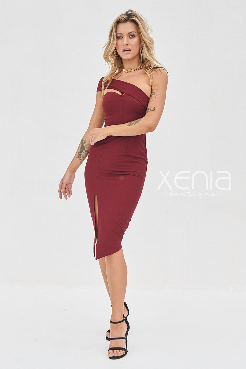 In My Love Dress (Burgundy)