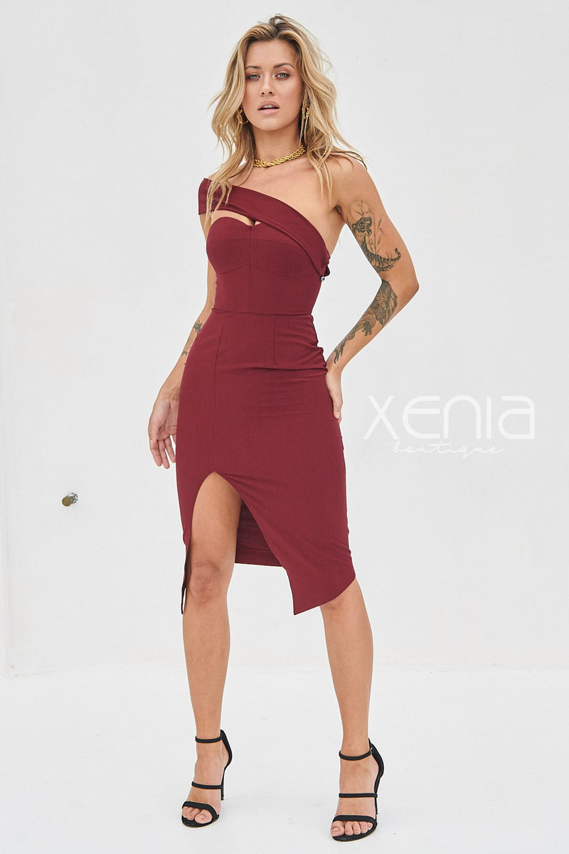 In My Love Dress (Burgundy)