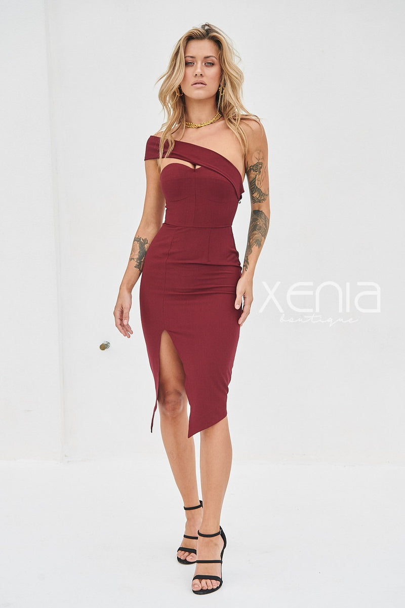 In My Love Dress (Burgundy)