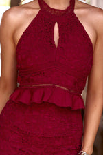 Madison Dress (Wine)